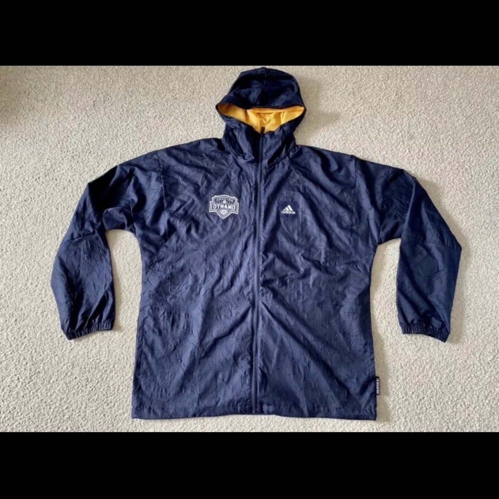 ADIDAS Houston Dynamo W.N.D. Primeblue MLS Jacket Size XL NWT GK1762 MRSP $120